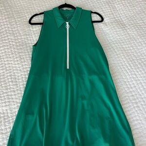 Z Supply Emerald Zip-Up Sleeveless Dress